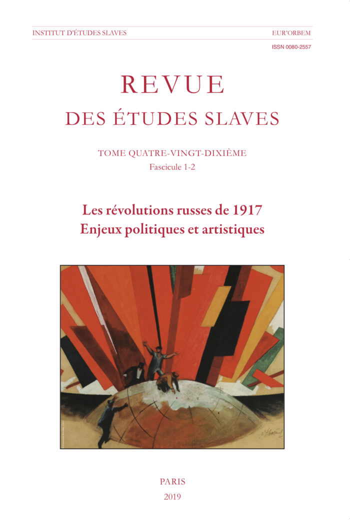 Couverture. IES. Les révolutions russes de 1917. Enjeux politiques et artistiques. 2019-09-01